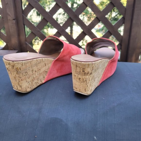 Diane Von Furstenberg Coral Cork Wedge Sandal Womens 8.5 - Picture 8 of 16